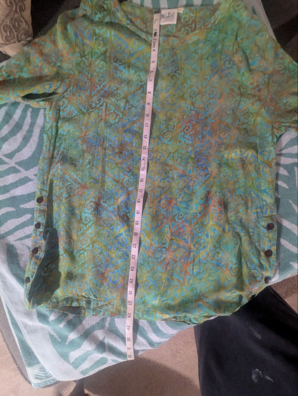 Go Fish Batik Top - Picture 6 of 7